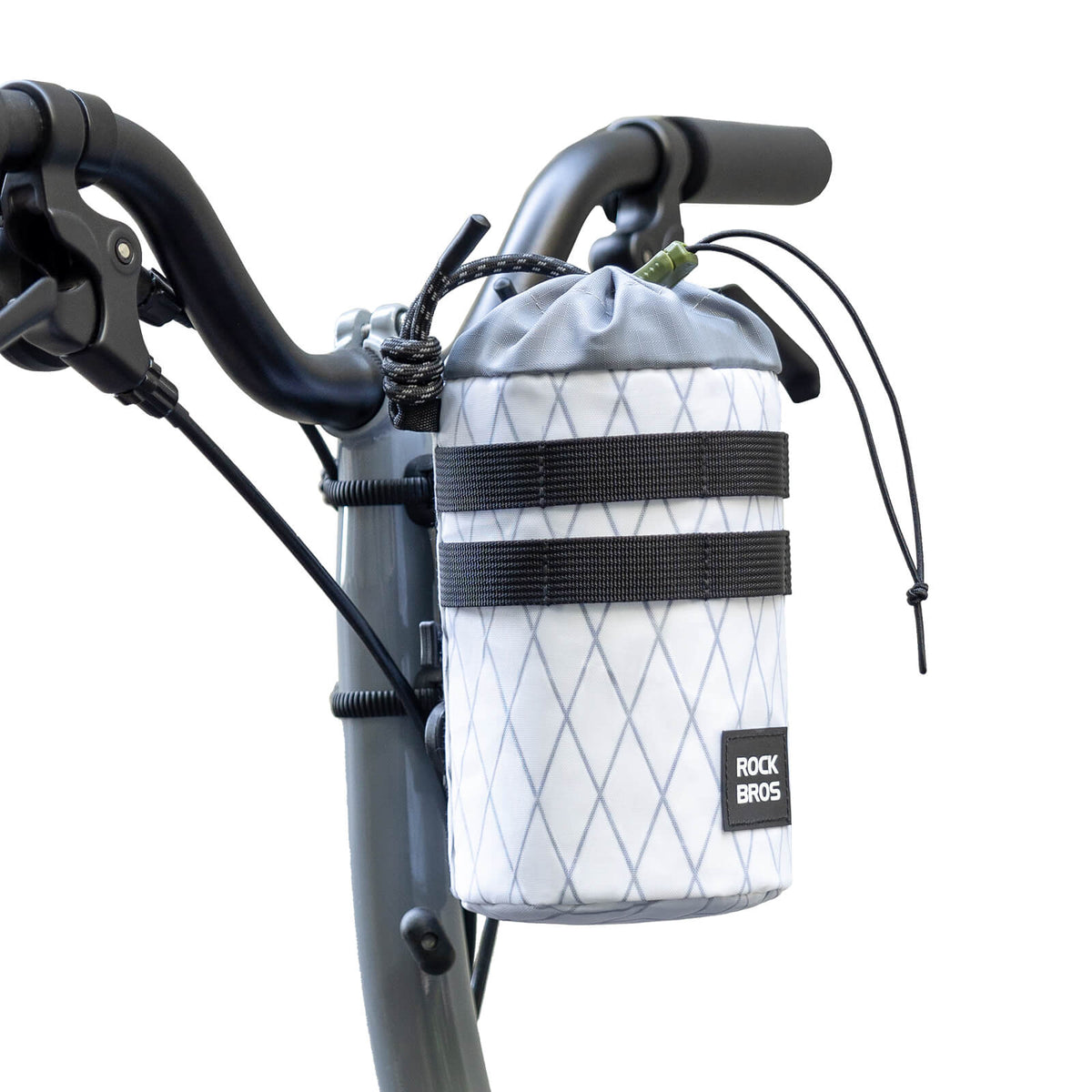 ROCKBROS Fiets Stuurzak 1.2L voor Drinkflessen Ø10 cm