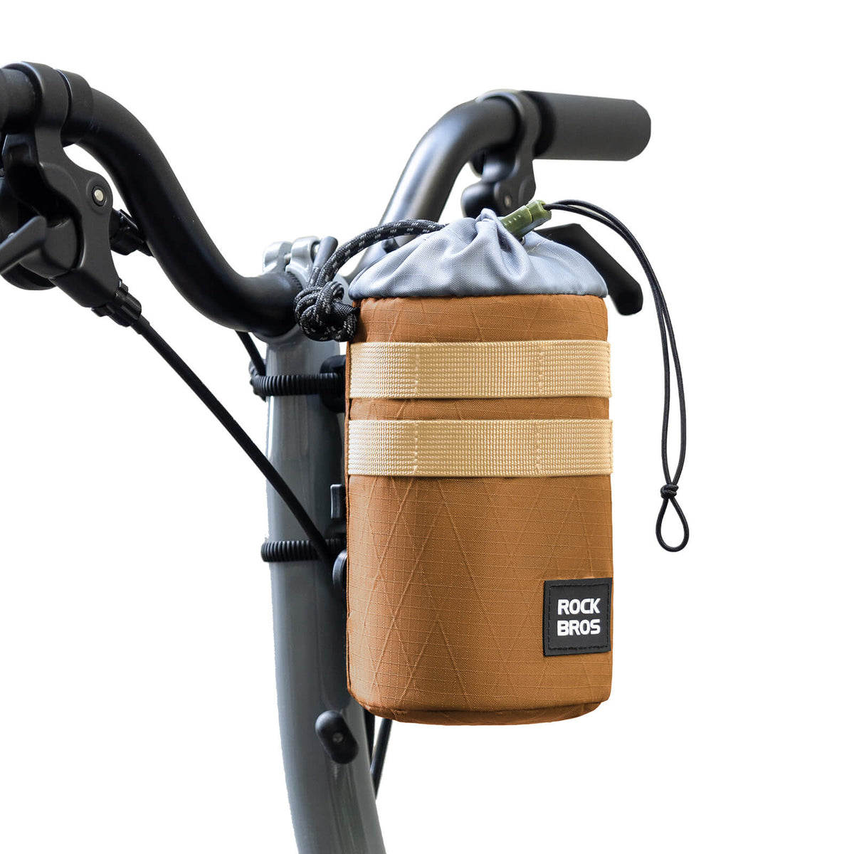 ROCKBROS Fiets Stuurzak 1.2L voor Drinkflessen Ø10 cm