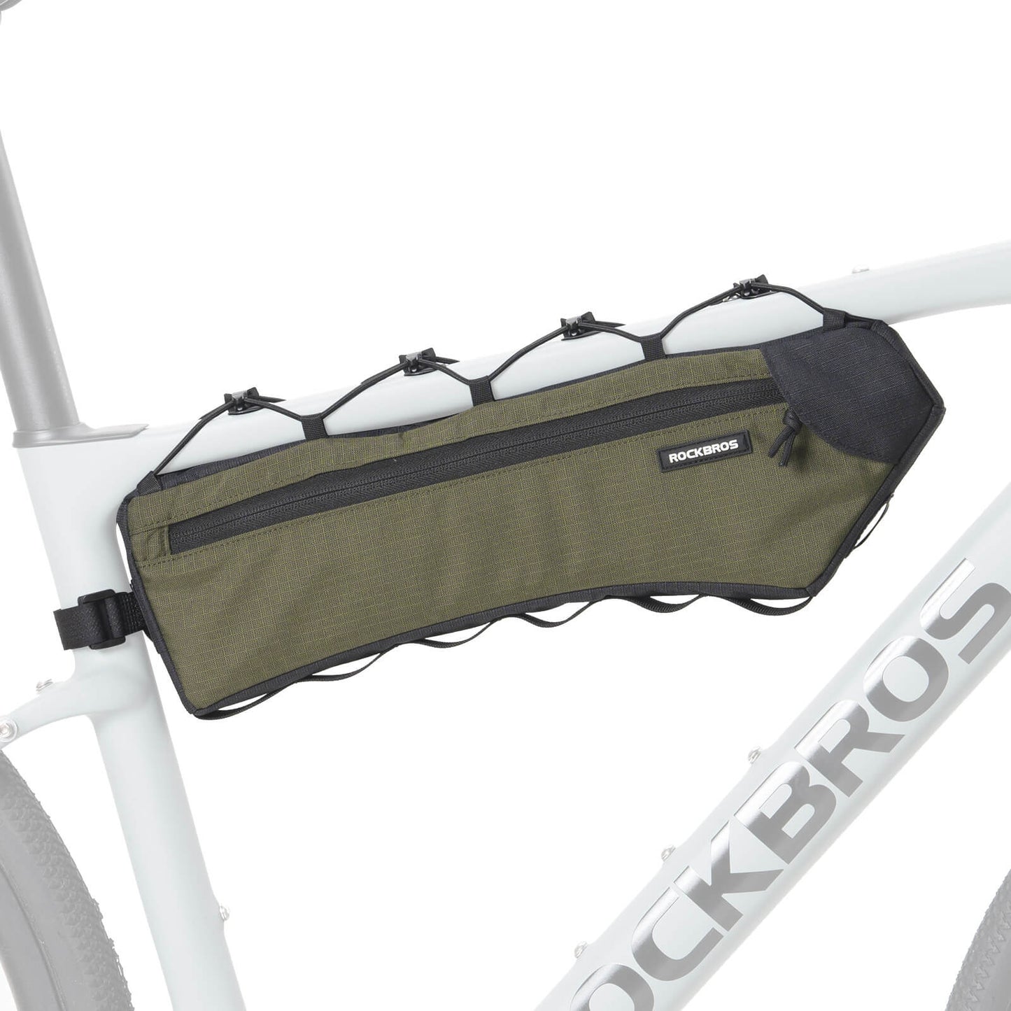 Fietsframetas, driehoekstas, 1,9 liter, ultradun en snel toegankelijk, ROCKBROS