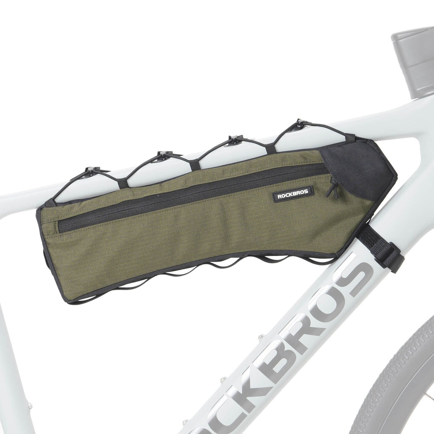 Fietsframetas, driehoekstas, 1,9 liter, ultradun en snel toegankelijk, ROCKBROS