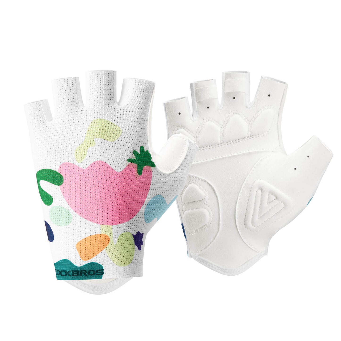 ROCKBROS Half-Finger Fietshandschoenen, SBR Ademend