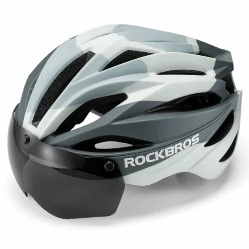 ROCKBROS Fietshelm Magnetische Afneembare MTB Helm met Visier