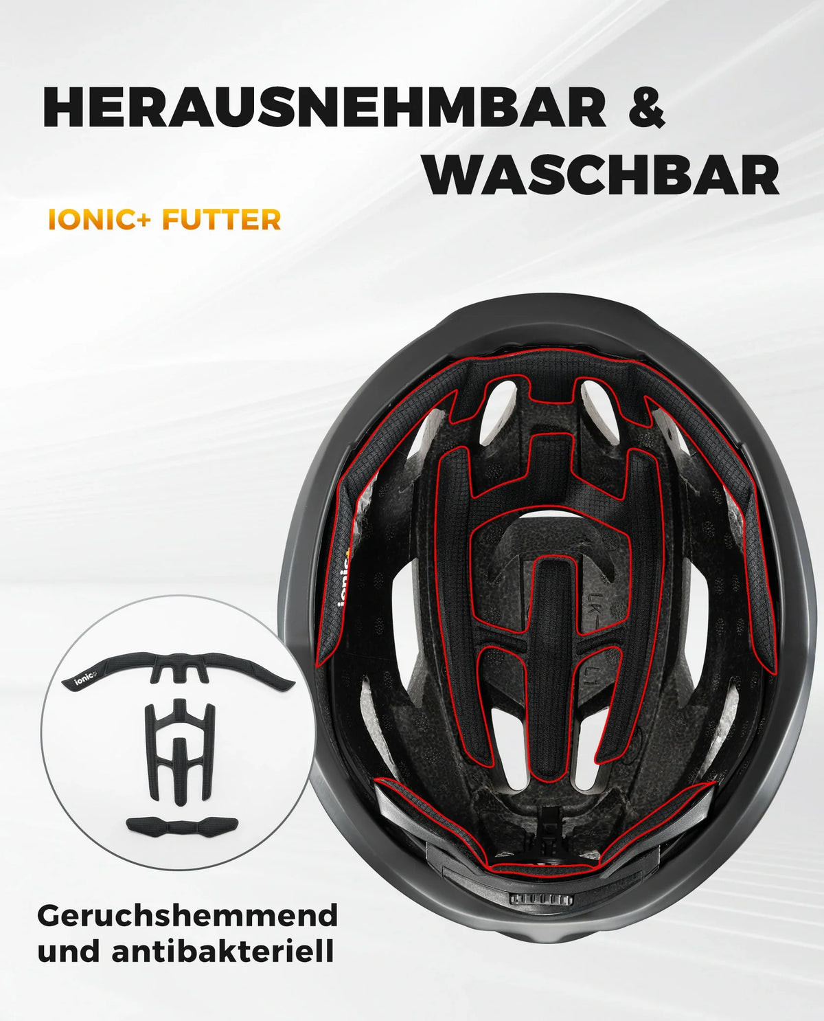 ROCKBROS Fietshelm Sport Mountainbike Beschermhelm Ademend 54-58cm