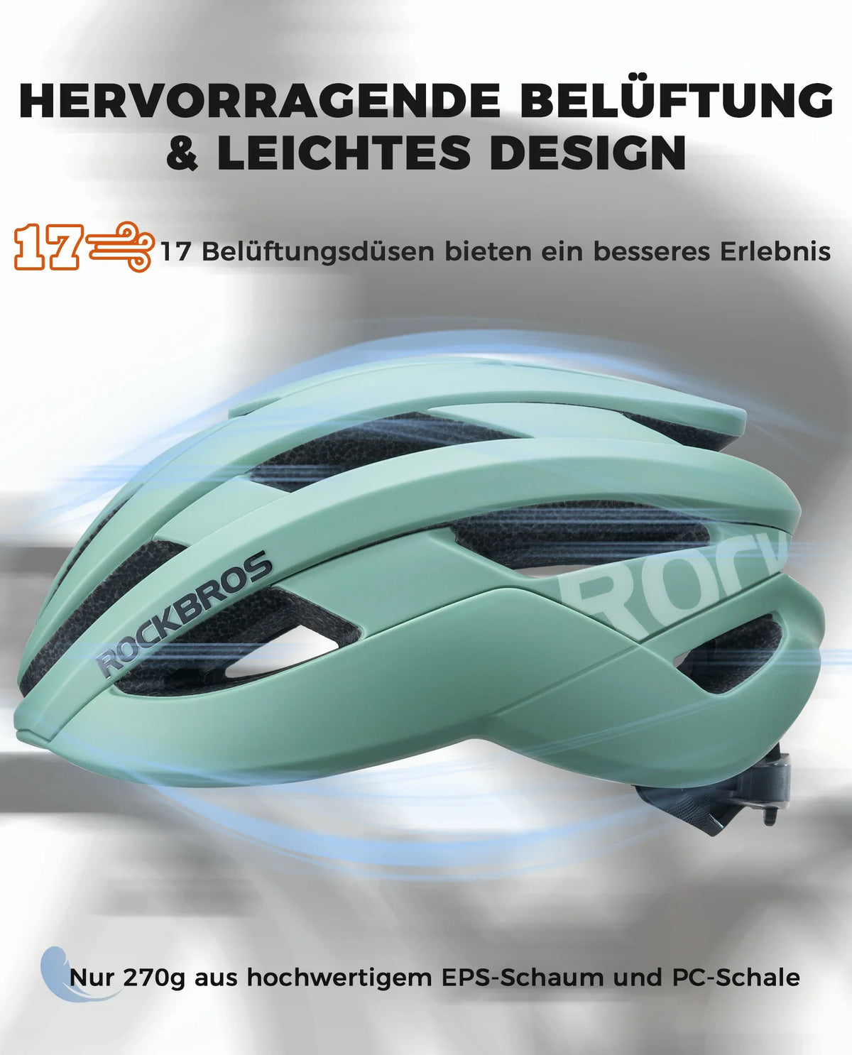 ROCKBROS Fietshelm Sport Mountainbike Beschermhelm Ademend 54-58cm