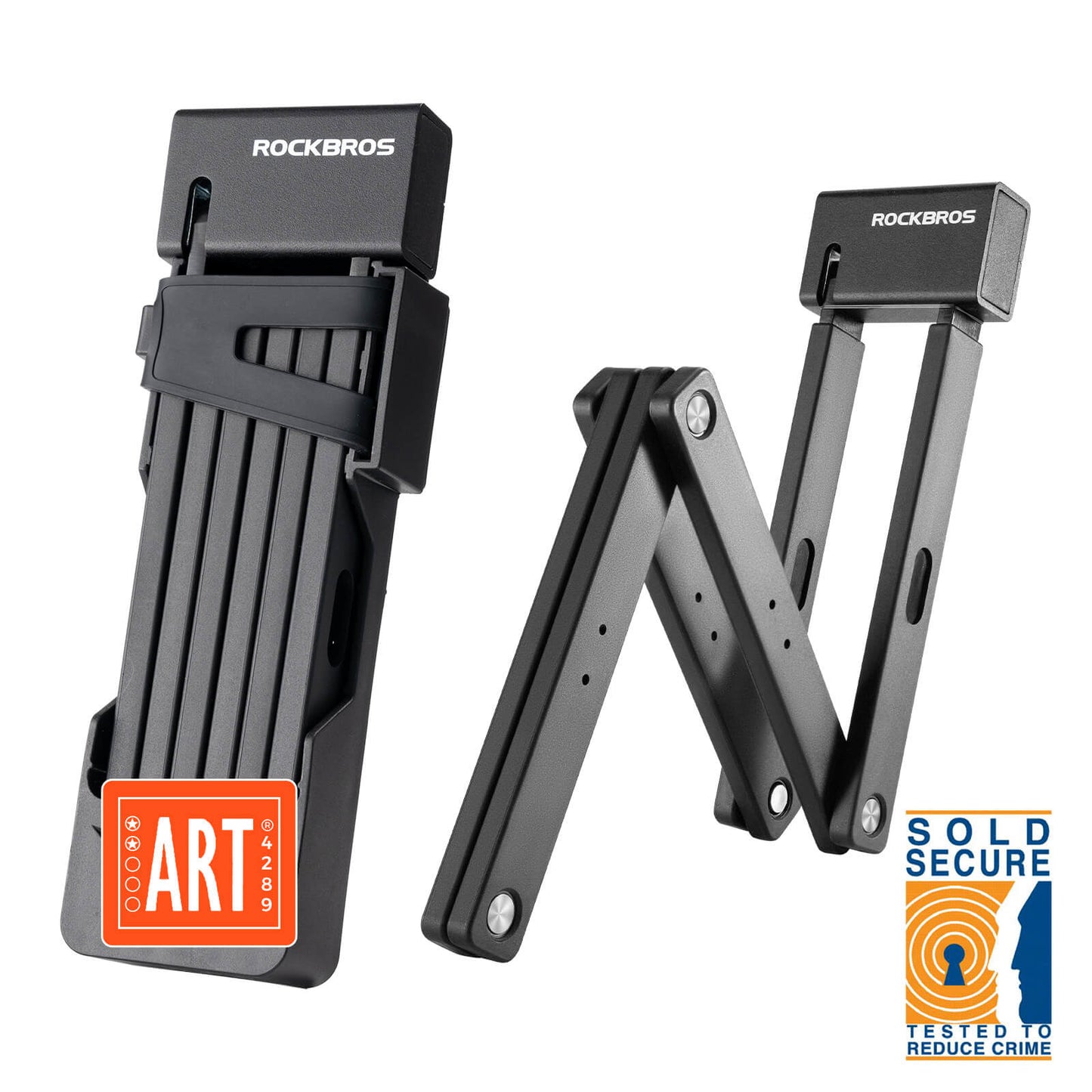 Opvouwbaar fietsslot 104 cm Opvouwbaar ROCKBROS
