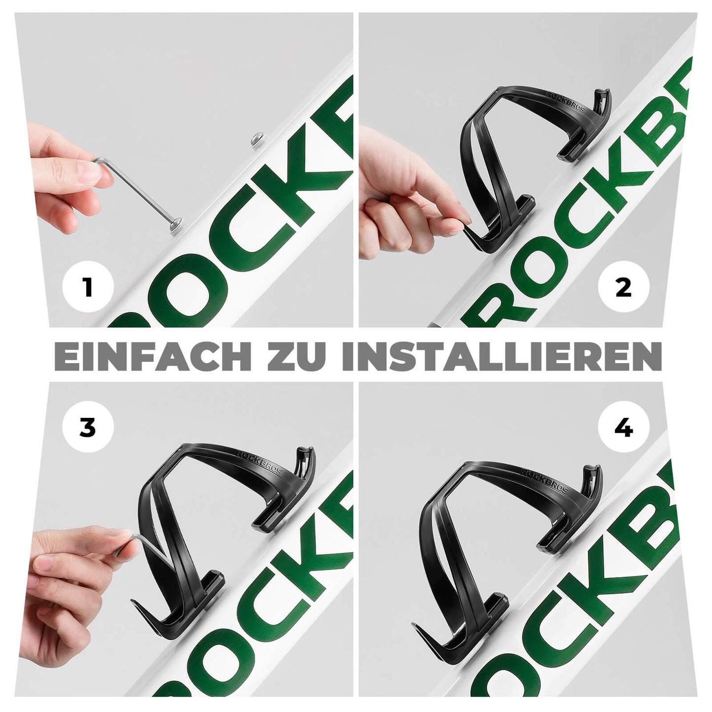 Fietsbidonhouders, 2 stuks, ROCKBROS