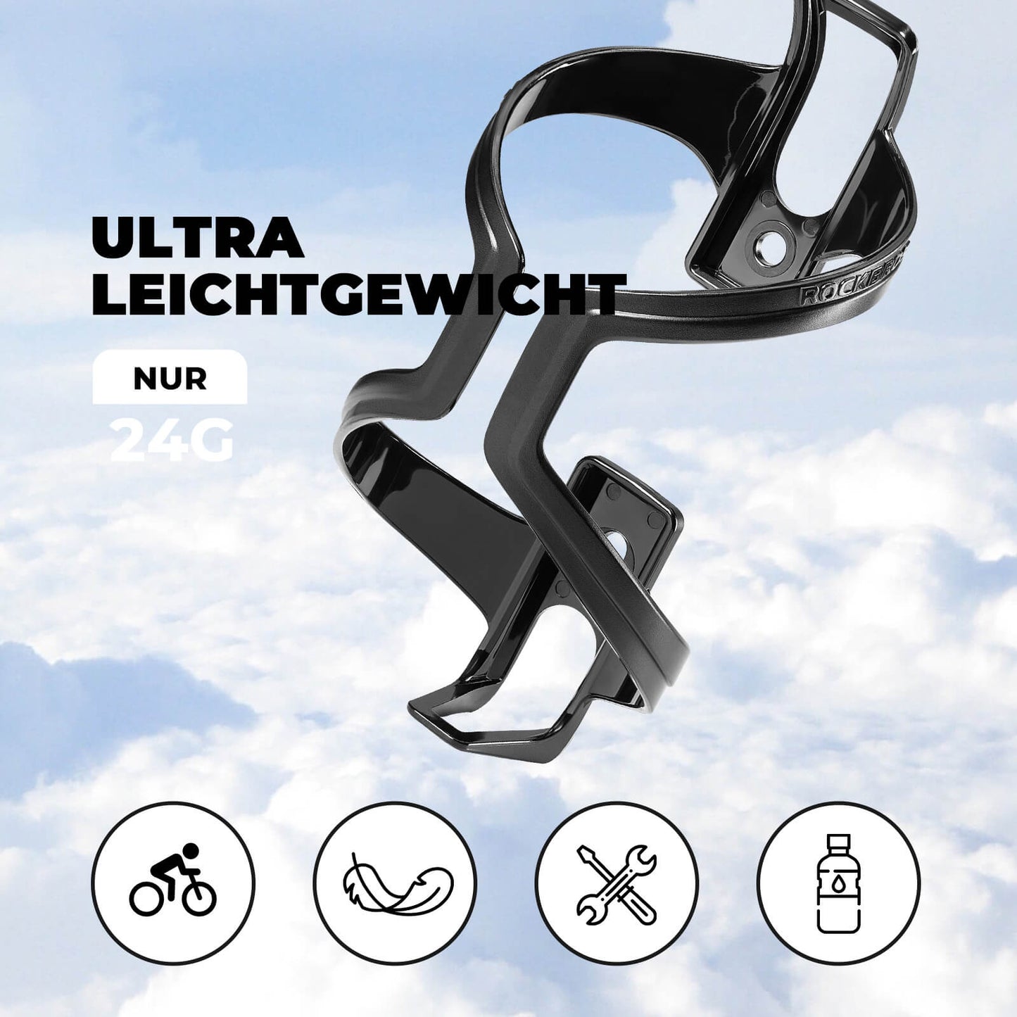 Fietsbidonhouders, 2 stuks, ROCKBROS