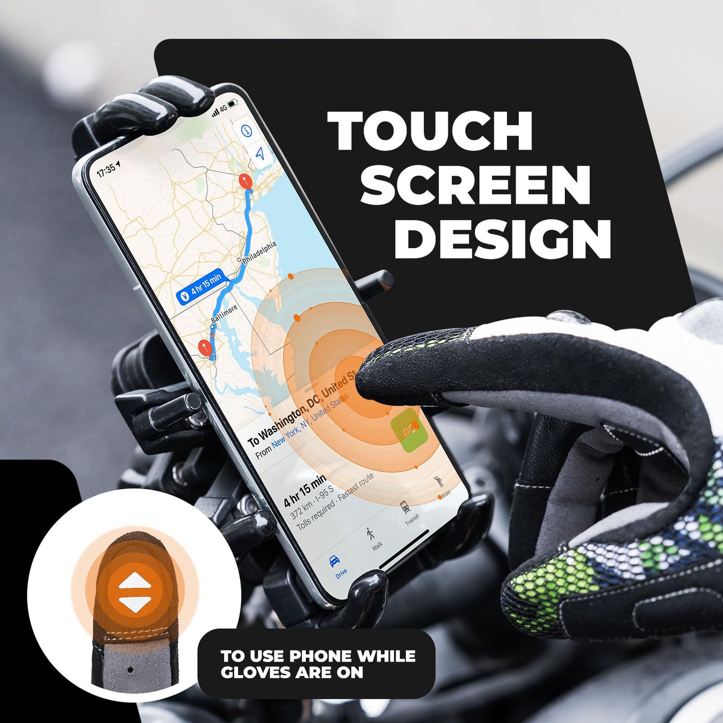 Touchscreenhandschoenen voor heren en dames, winterhandschoenen, ROCKBROS