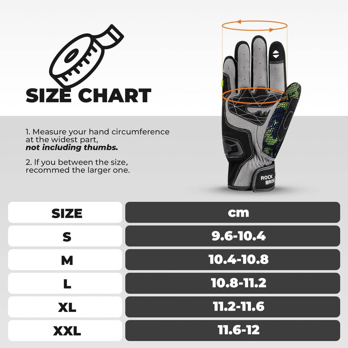 Touchscreenhandschoenen voor heren en dames, winterhandschoenen, ROCKBROS