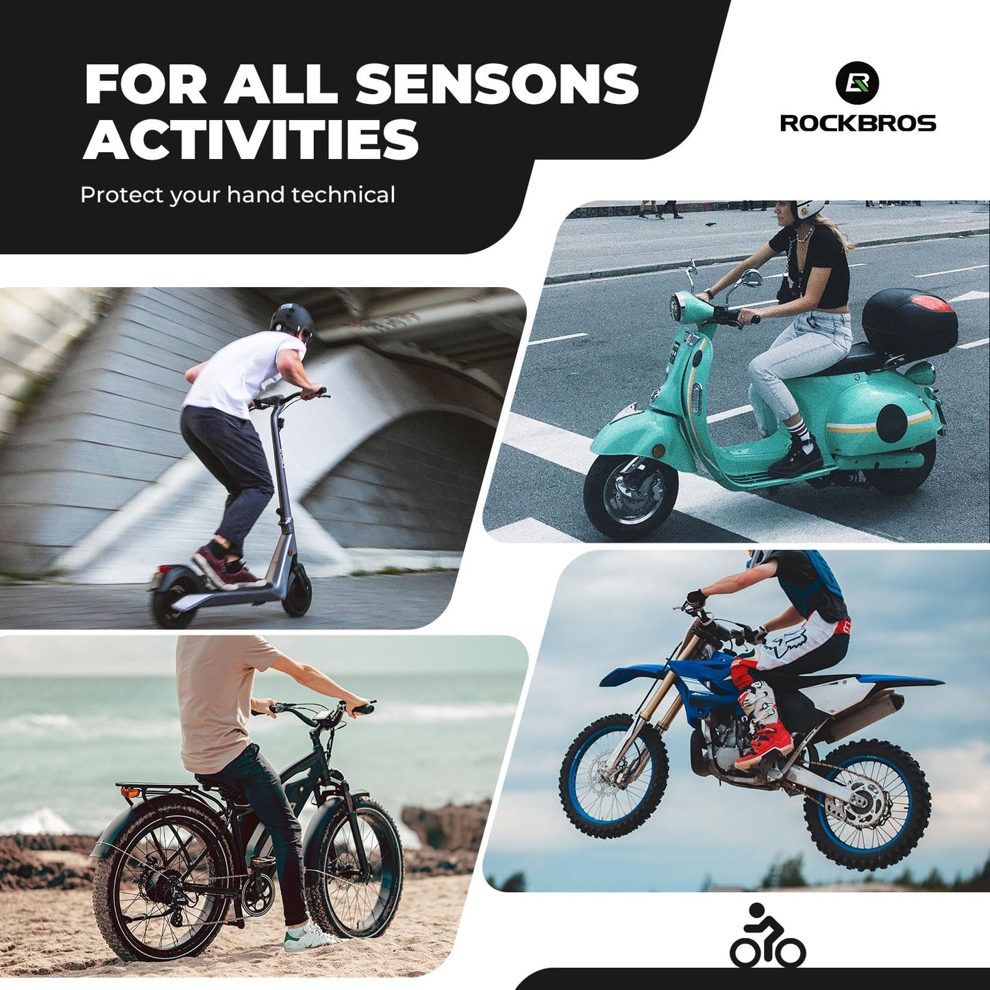 Touchscreenhandschoenen voor heren en dames, winterhandschoenen, ROCKBROS