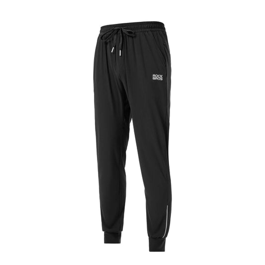 Fietsbroek voor heren met elastische pasvorm en veiligheidsstrips van ROCKBROS