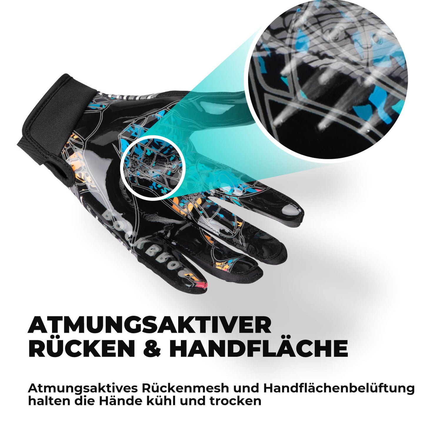 Professionele sporthandschoenen voor kinderen, ademend en elastisch, ROCKBROS