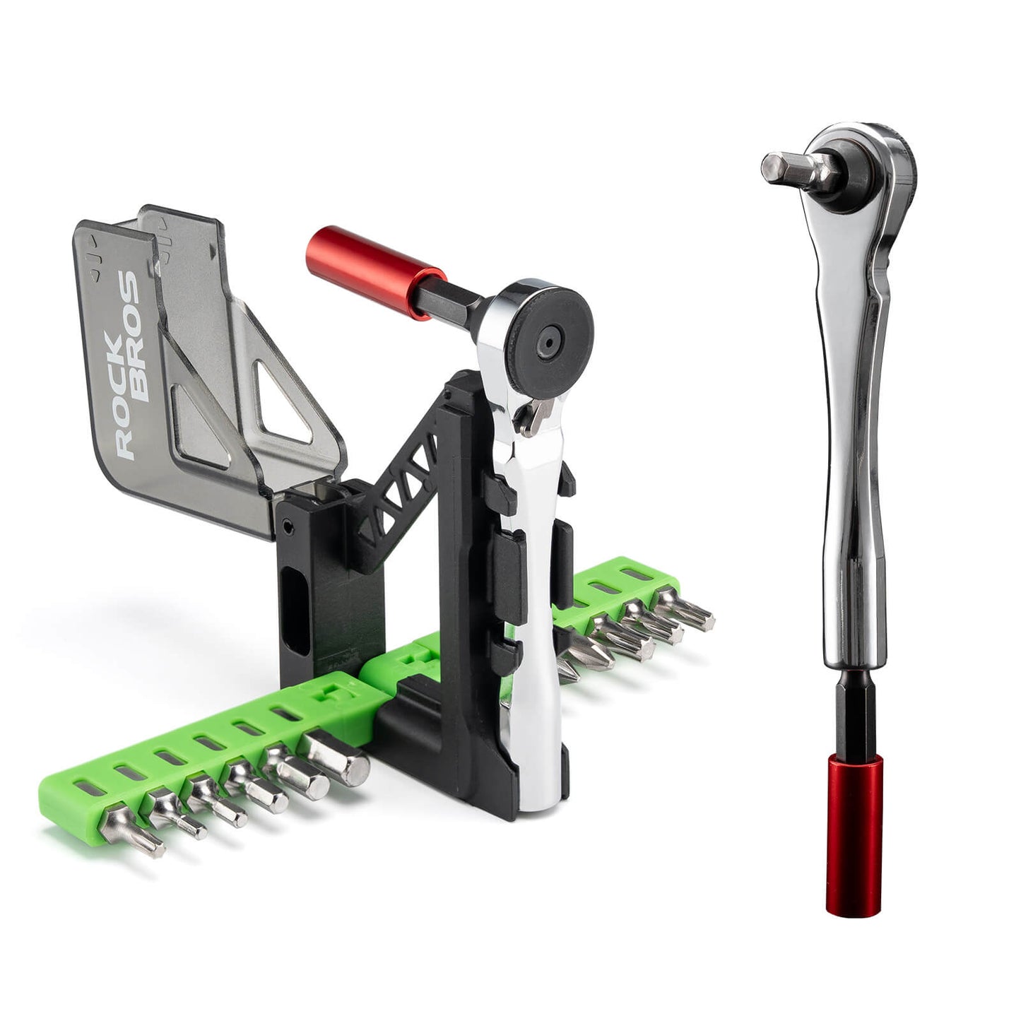 Magnetische fietsgereedschapset met ratelsleutel ROCKBROS