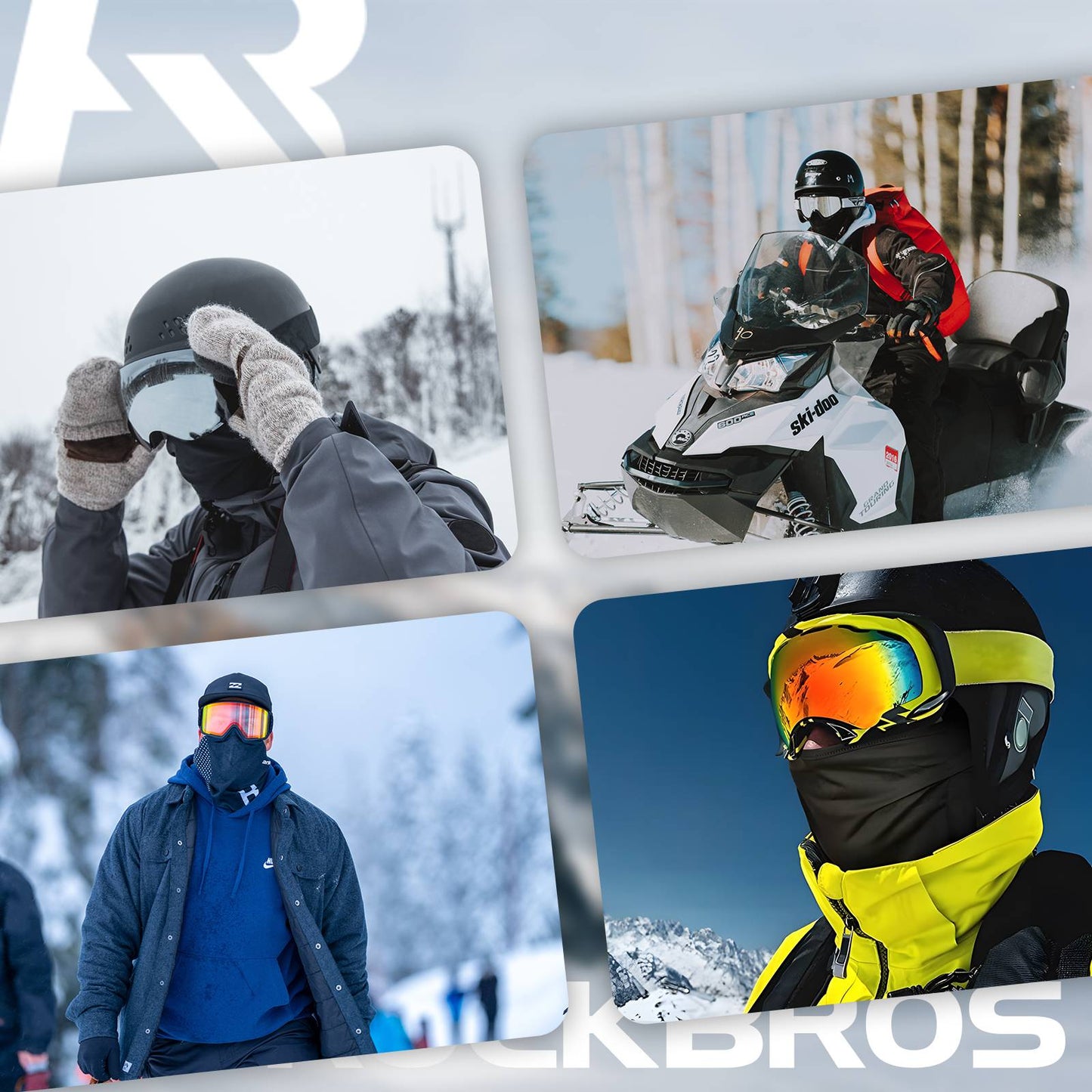 Multifunctionele fleece bivakmuts, zacht gezichtsmasker, buissjaal, ROCKBROS