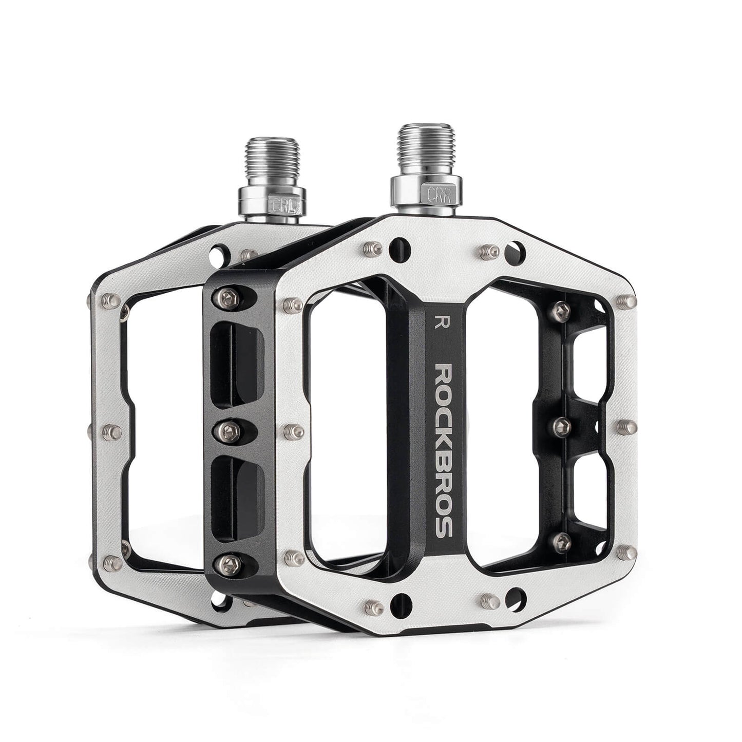 Pedalen met antislip pinnen - Breed platform & chroom-molybdeen as ROCKBROS
