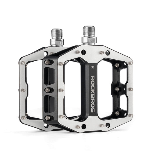 Pedalen met antislip pinnen - Breed platform & chroom-molybdeen as ROCKBROS
