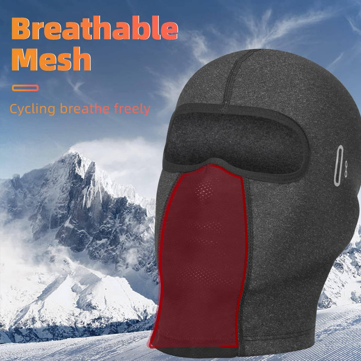 ROCKBROS Bivakmuts Winter Balaclavas voor Outdoorsport