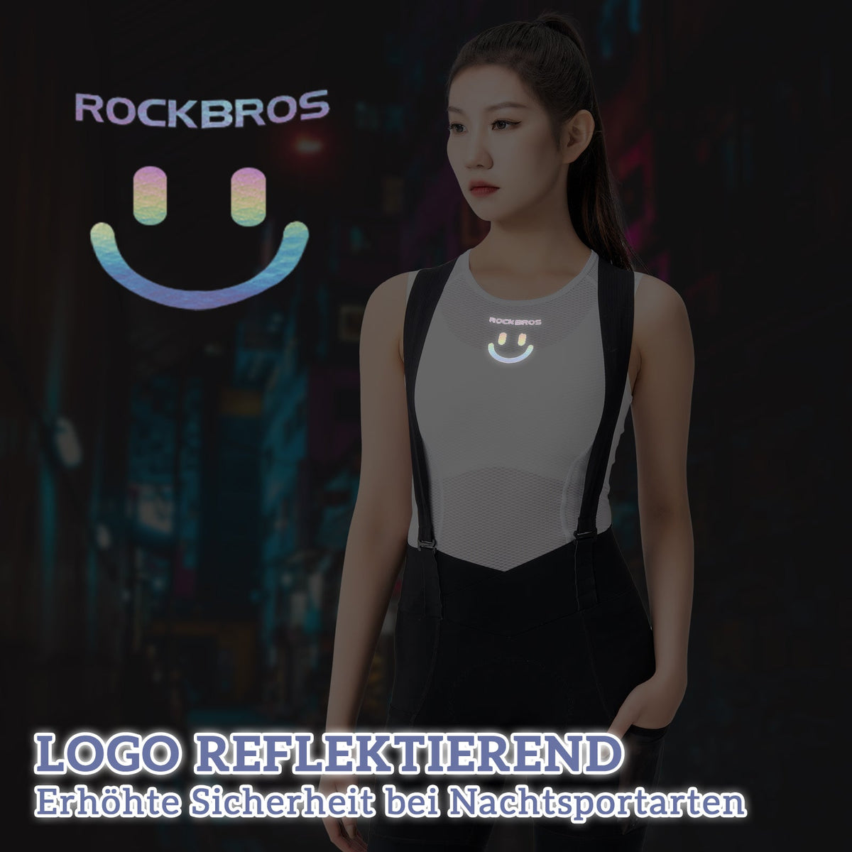 ROCKBROS Dames Sporttop Ademend baselayer Onderhemd voor Fietsen