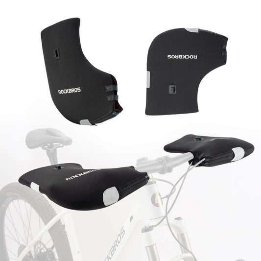 Verwarmde, waterbestendige fietsstuurhoezen - oplaadbaar ROCKBROS