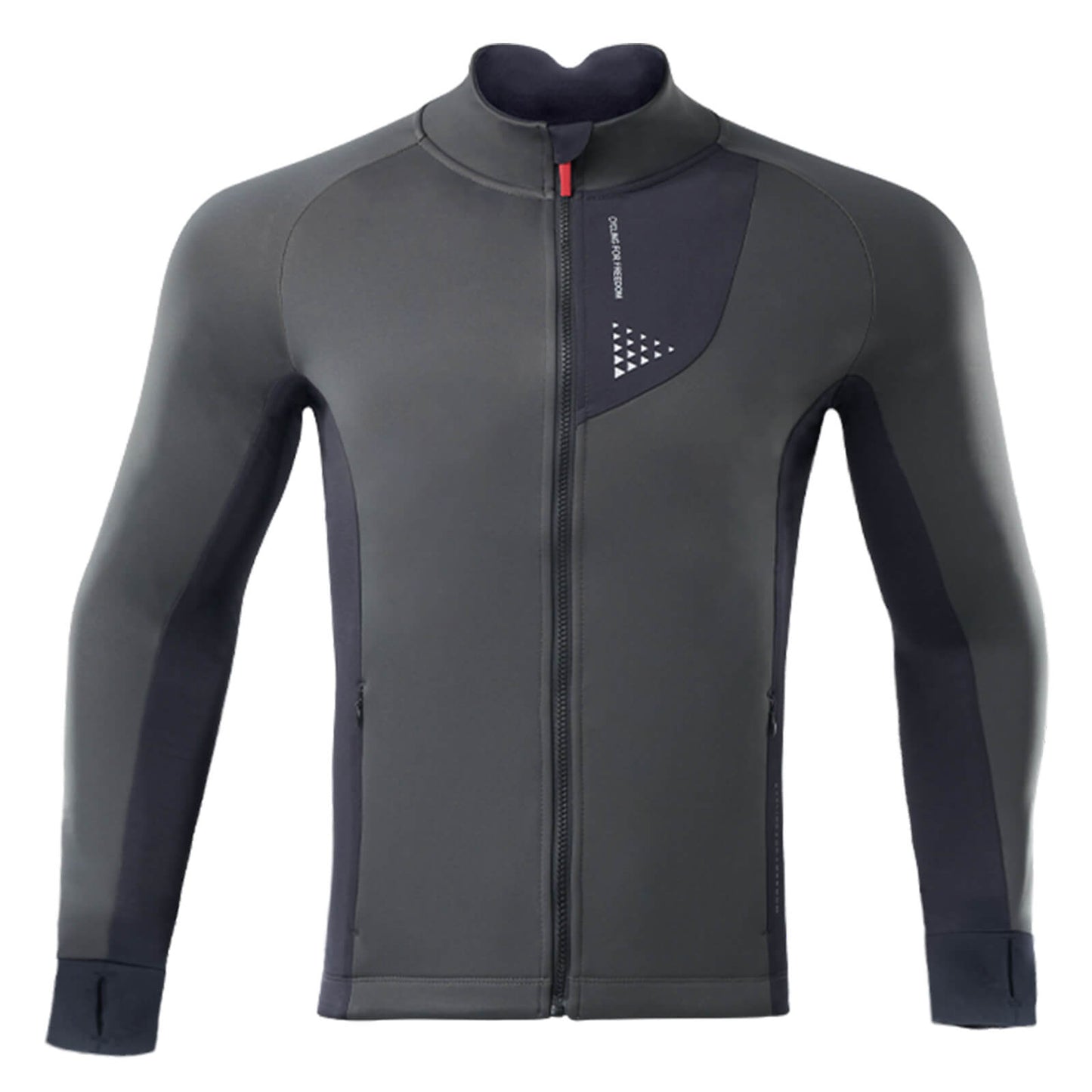 Winterfietsjas voor heren, winddicht, ademend met fleecevoering, ROCKBROS