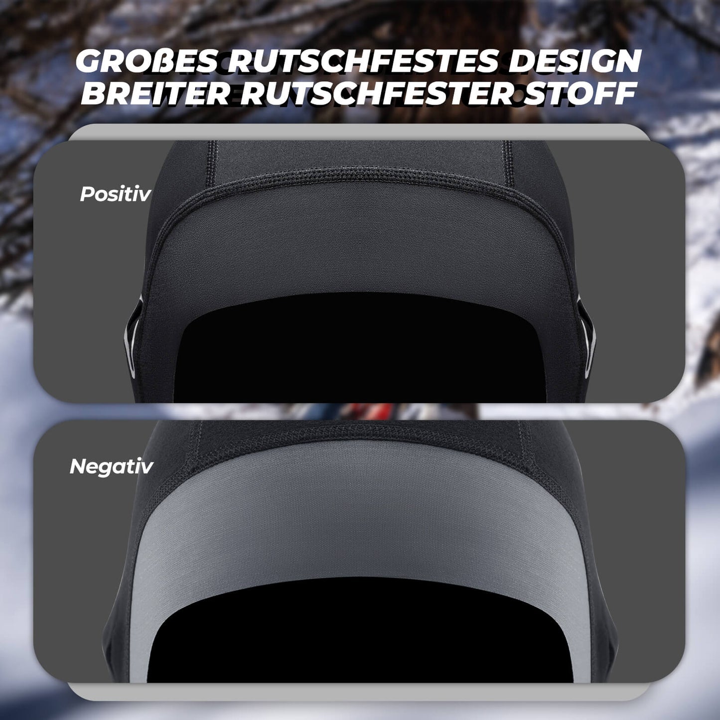 Motorhelmkap met ademende bivakmuts voor fietsen en ski?n, unisex, ROCKBROS