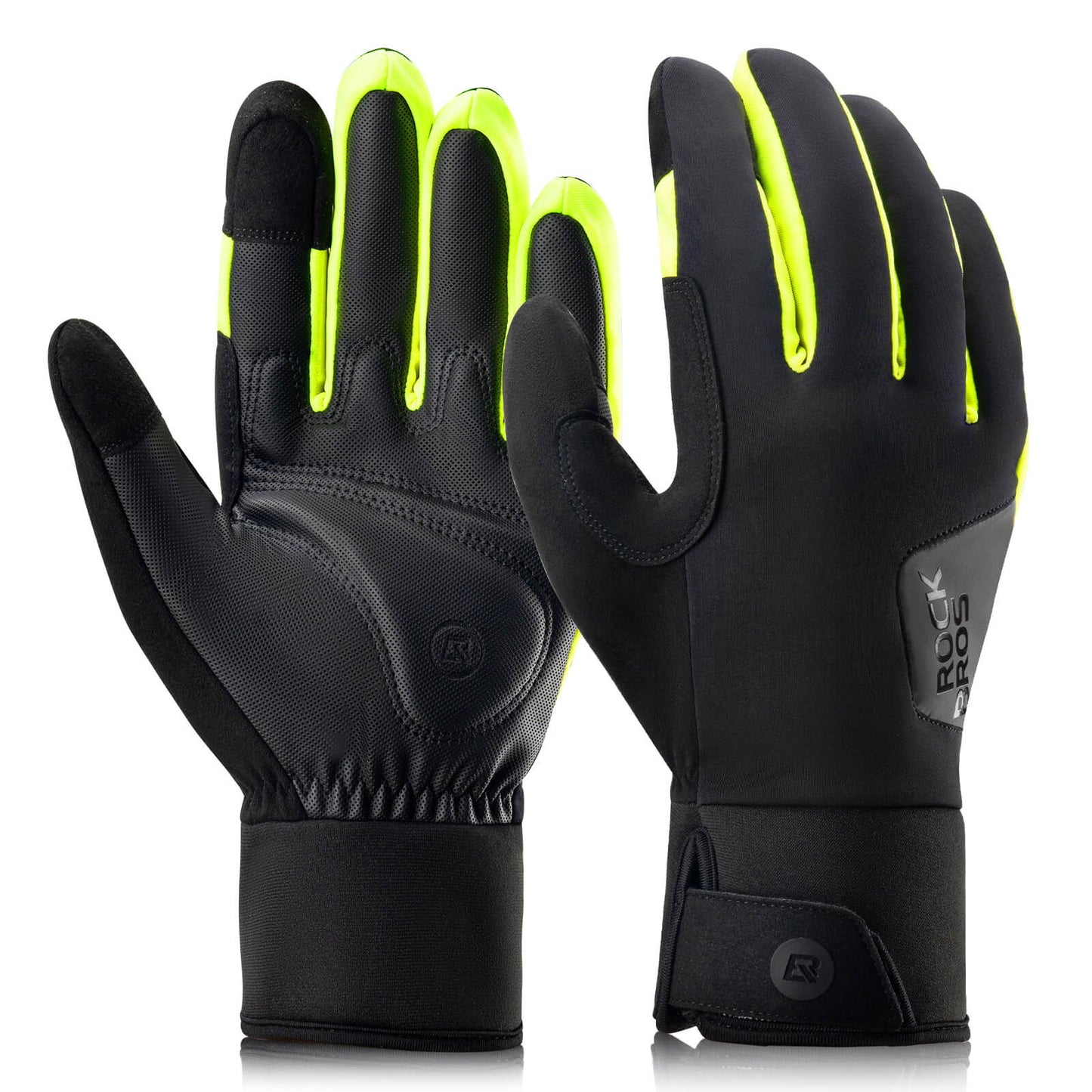 Thermische outdoorhandschoenen voor fietsen en ski?n, touchscreen-compatibel, ROCKBROS