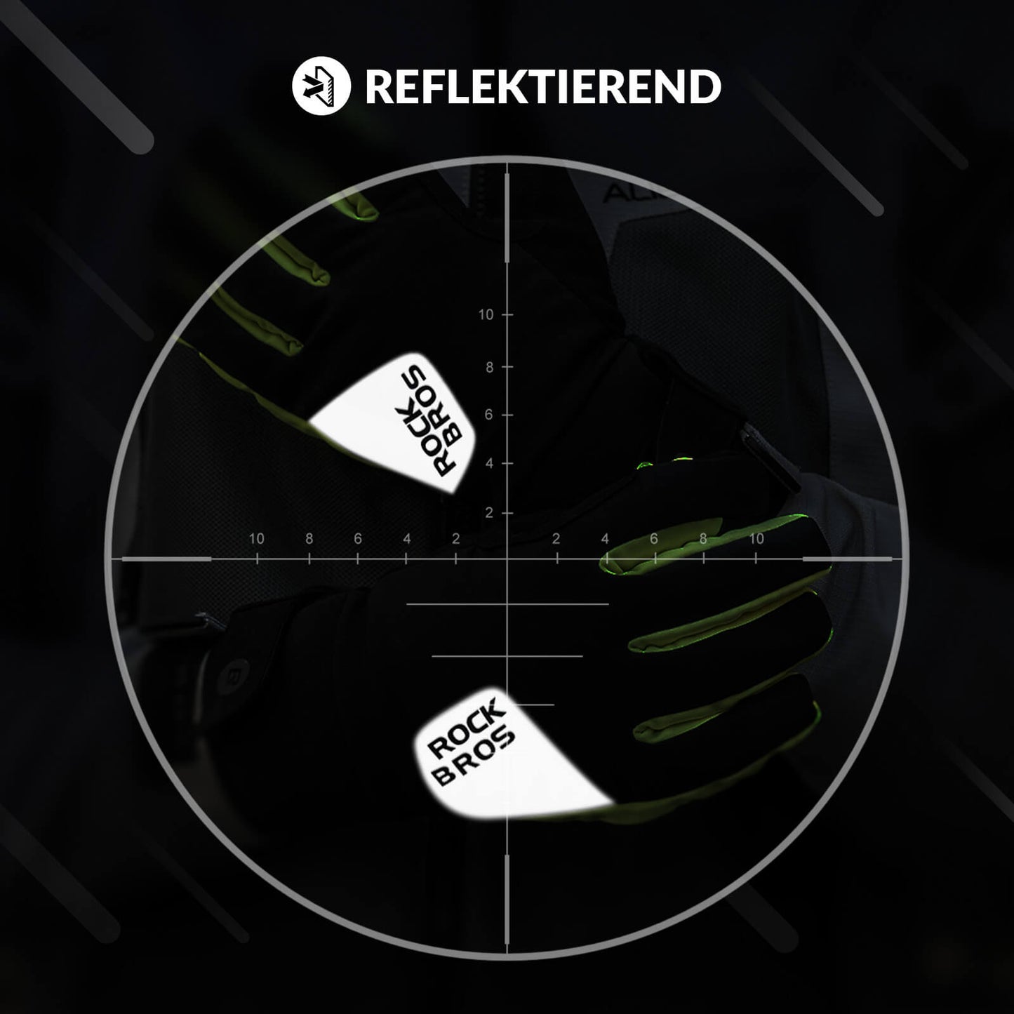 Thermische outdoorhandschoenen voor fietsen en ski?n, touchscreen-compatibel, ROCKBROS