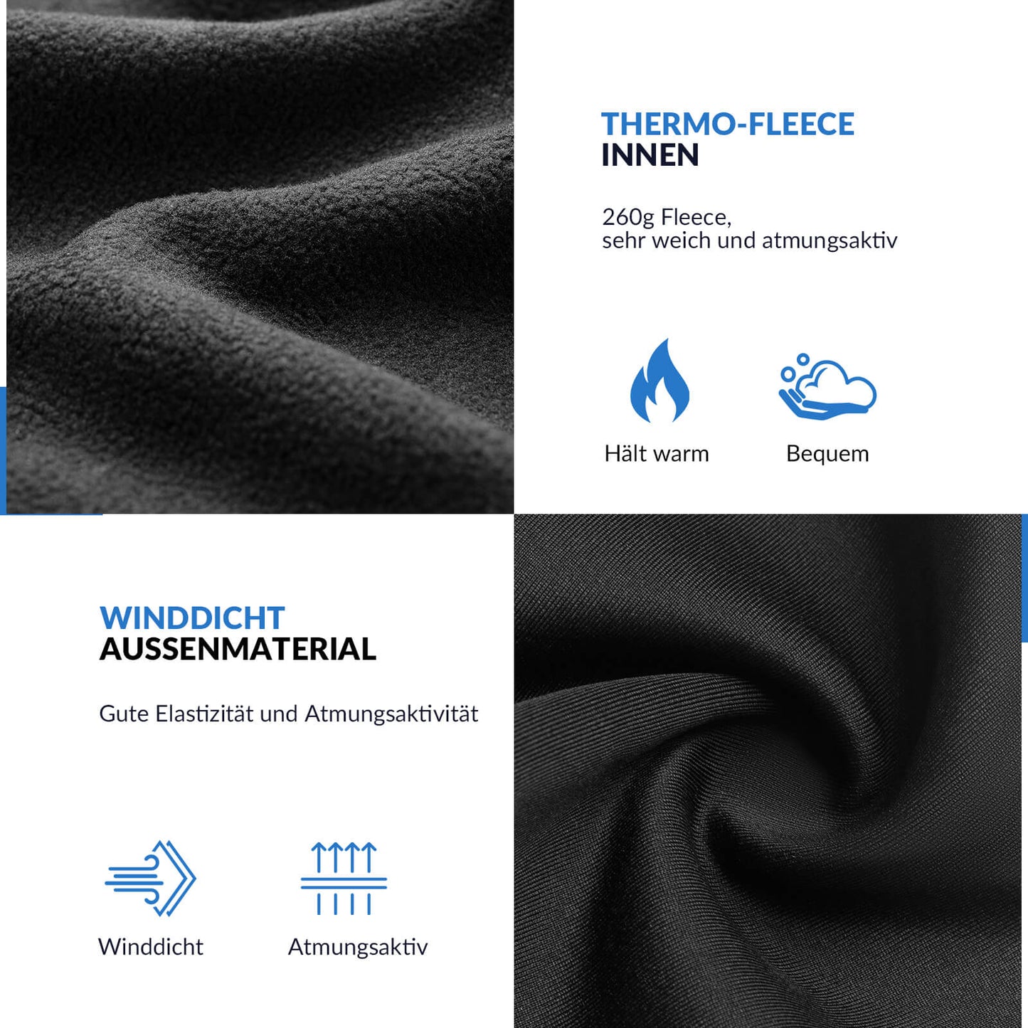 Balaclava voor maximaal comfort en perfecte bescherming van het haar. ROCKBROS