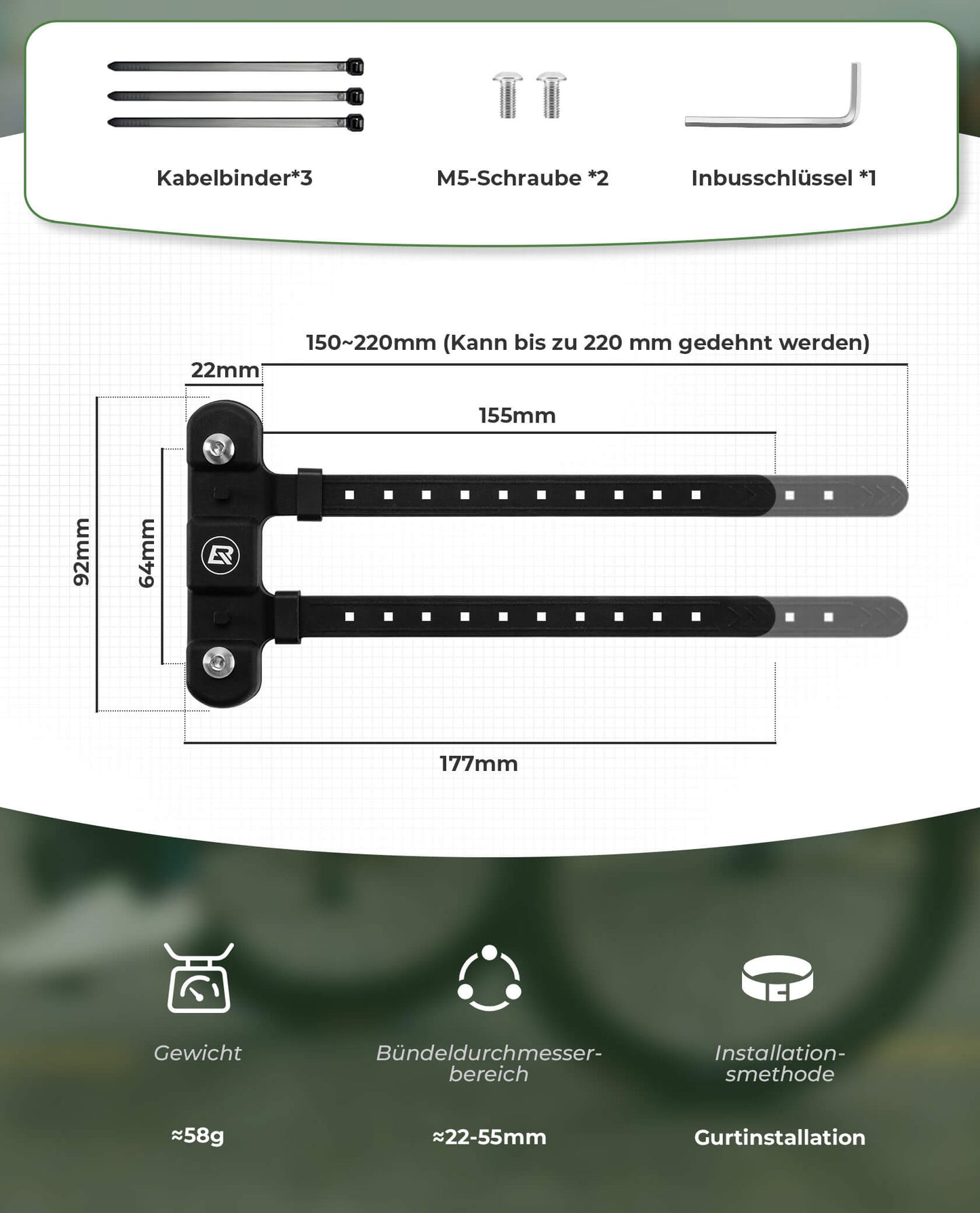 Universele bidonhouder voor fietsen. Geen boren nodig. Basis voor ombouw. ??ROCKBROS