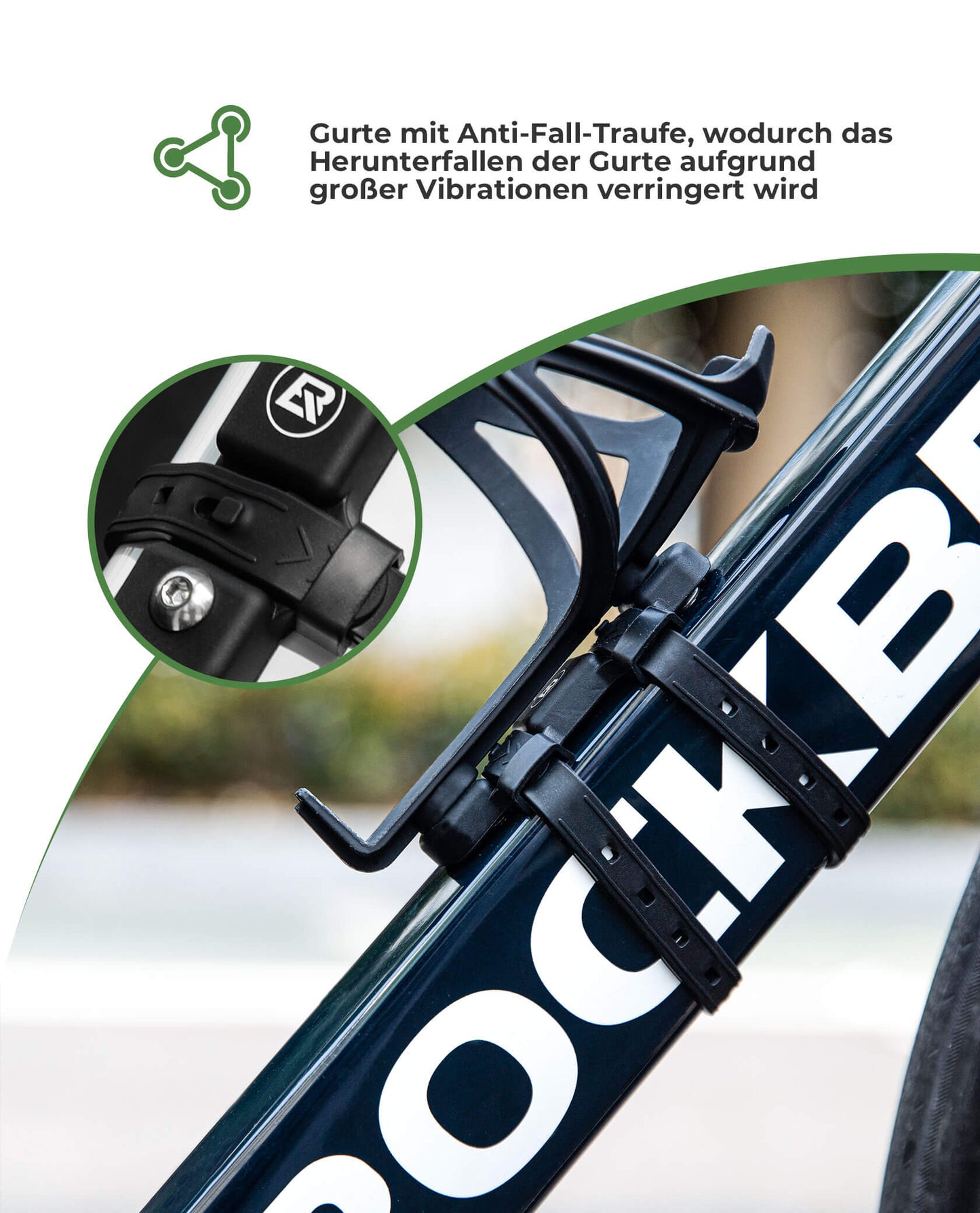 Universele bidonhouder voor fietsen. Geen boren nodig. Basis voor ombouw. ??ROCKBROS