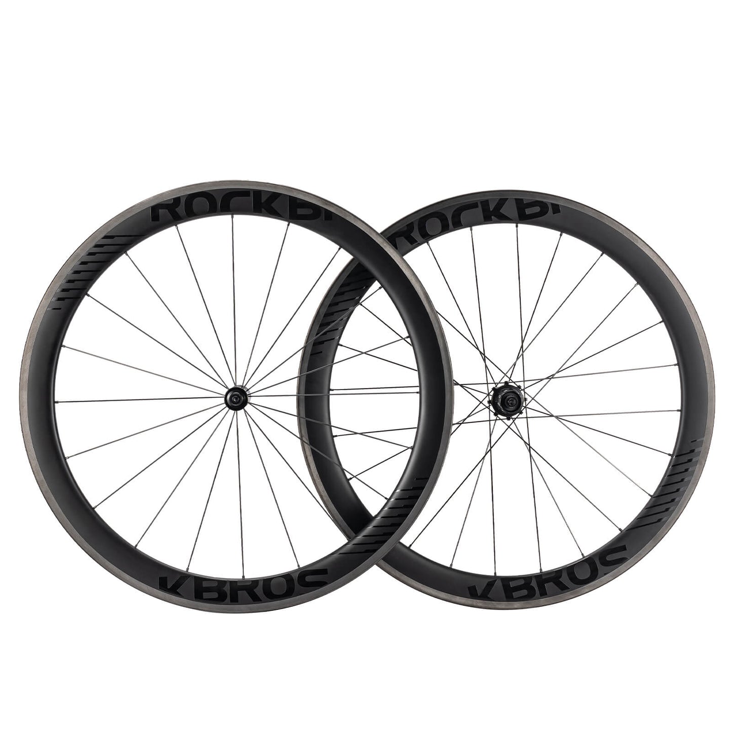 700C carbon wielset met 50 mm velg, rem en steekas voor racefietsen van ROCKBROS