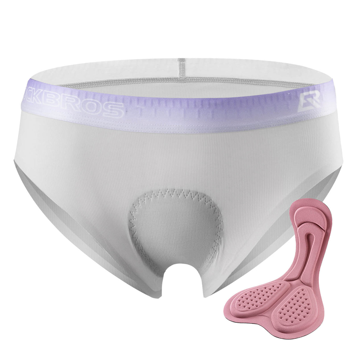 ROCKBROS Dames Fietsonderbroek Ademende 4D Gevoerde Fietsbroek Elastisch