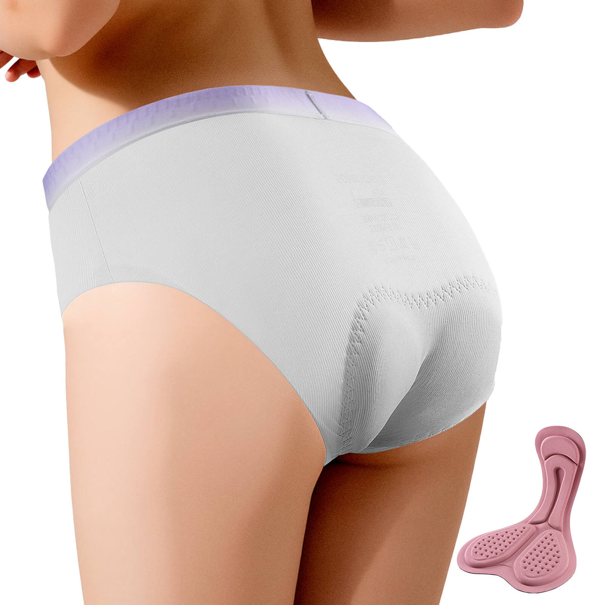 ROCKBROS Dames Fietsonderbroek Ademende 4D Gevoerde Fietsbroek Elastisch