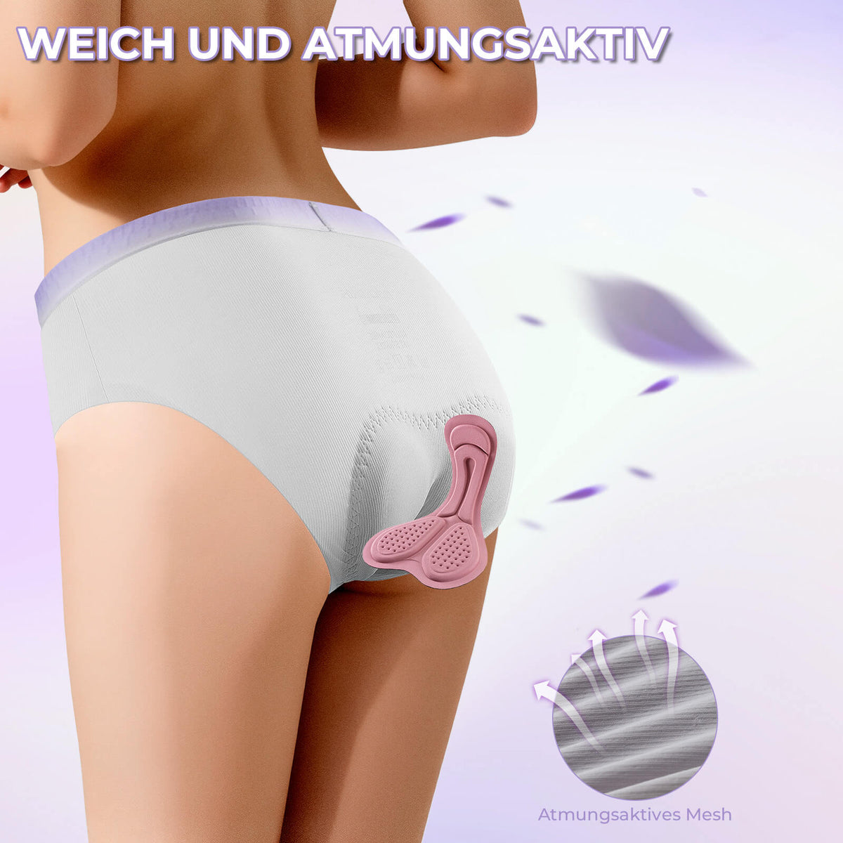 ROCKBROS Dames Fietsonderbroek Ademende 4D Gevoerde Fietsbroek Elastisch
