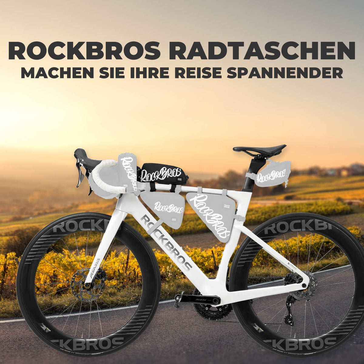 ROCKBROS Buisstas Frametas 0,8L - SketchRide Series