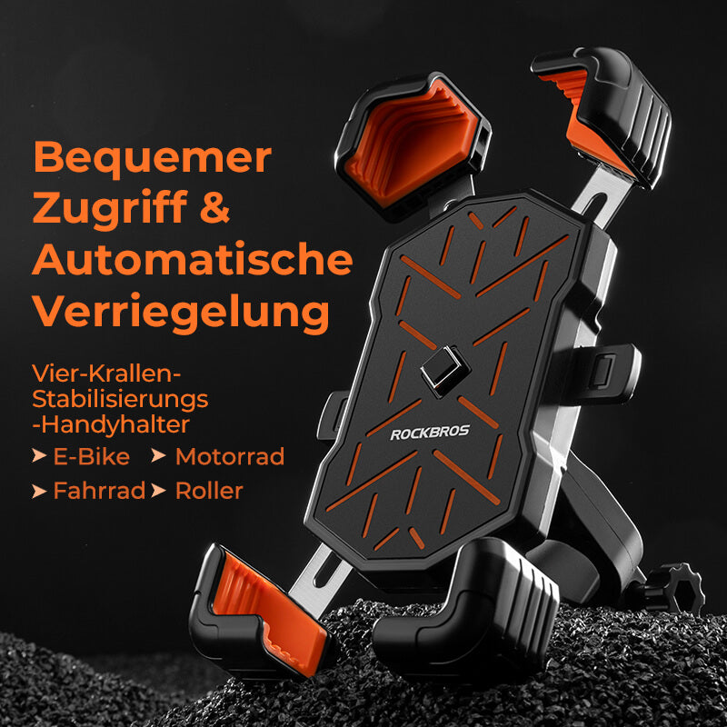 ROCKBROS Fiets Telefoonhouder 360° Draaibaar voor 4,5-7,2 Zoll