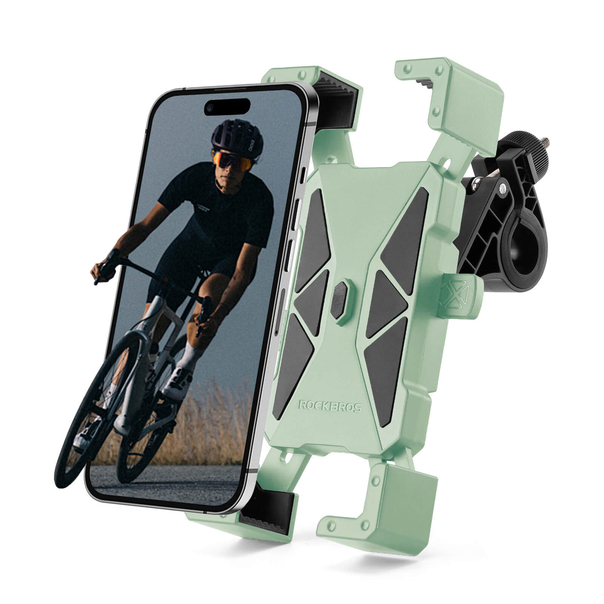 ROCKBROS Fiets Telefoonhouder 360° Draaibaar voor Telefoon 4.5~7.2"