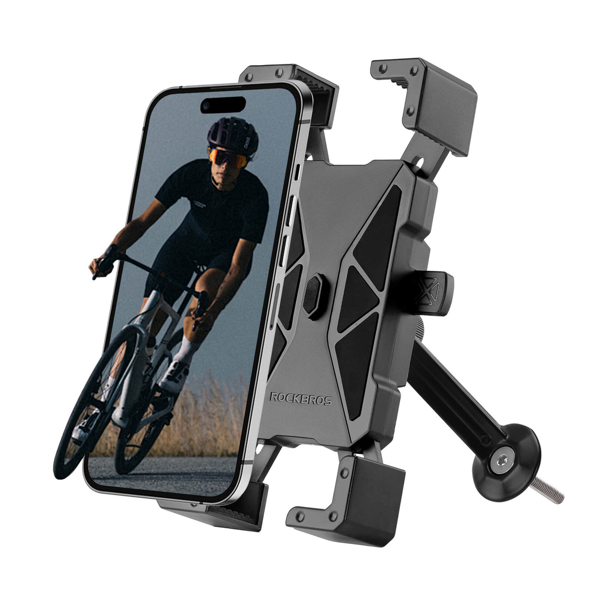 ROCKBROS Fiets Telefoonhouder 360° Draaibaar voor Telefoon 4.5~7.2"