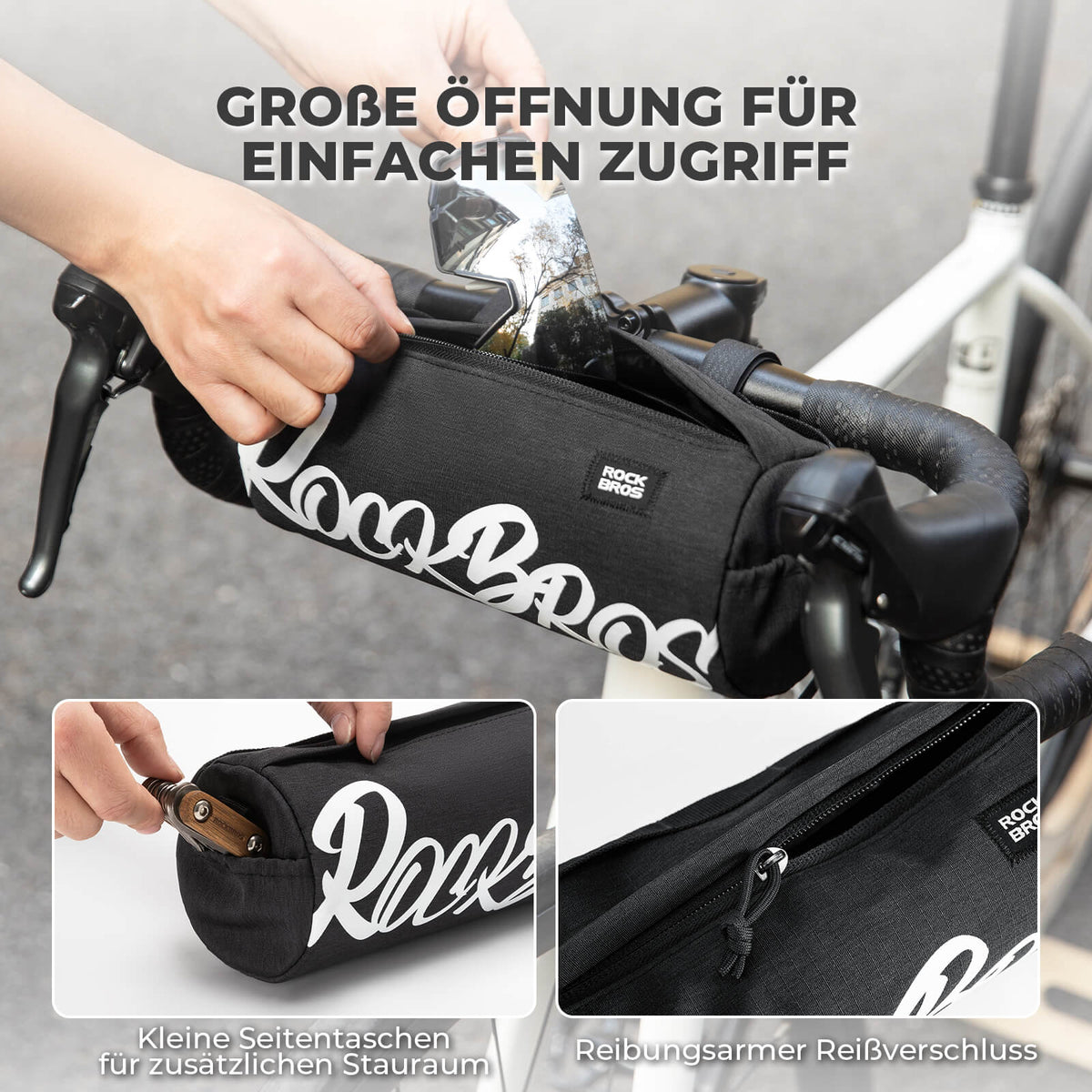 ROCKBROS Stuurzak Klein met Schouderband 2L/3,6L - SketchRide Series