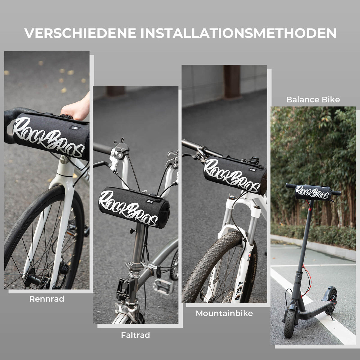 ROCKBROS Stuurzak Klein met Schouderband 2L/3,6L - SketchRide Series