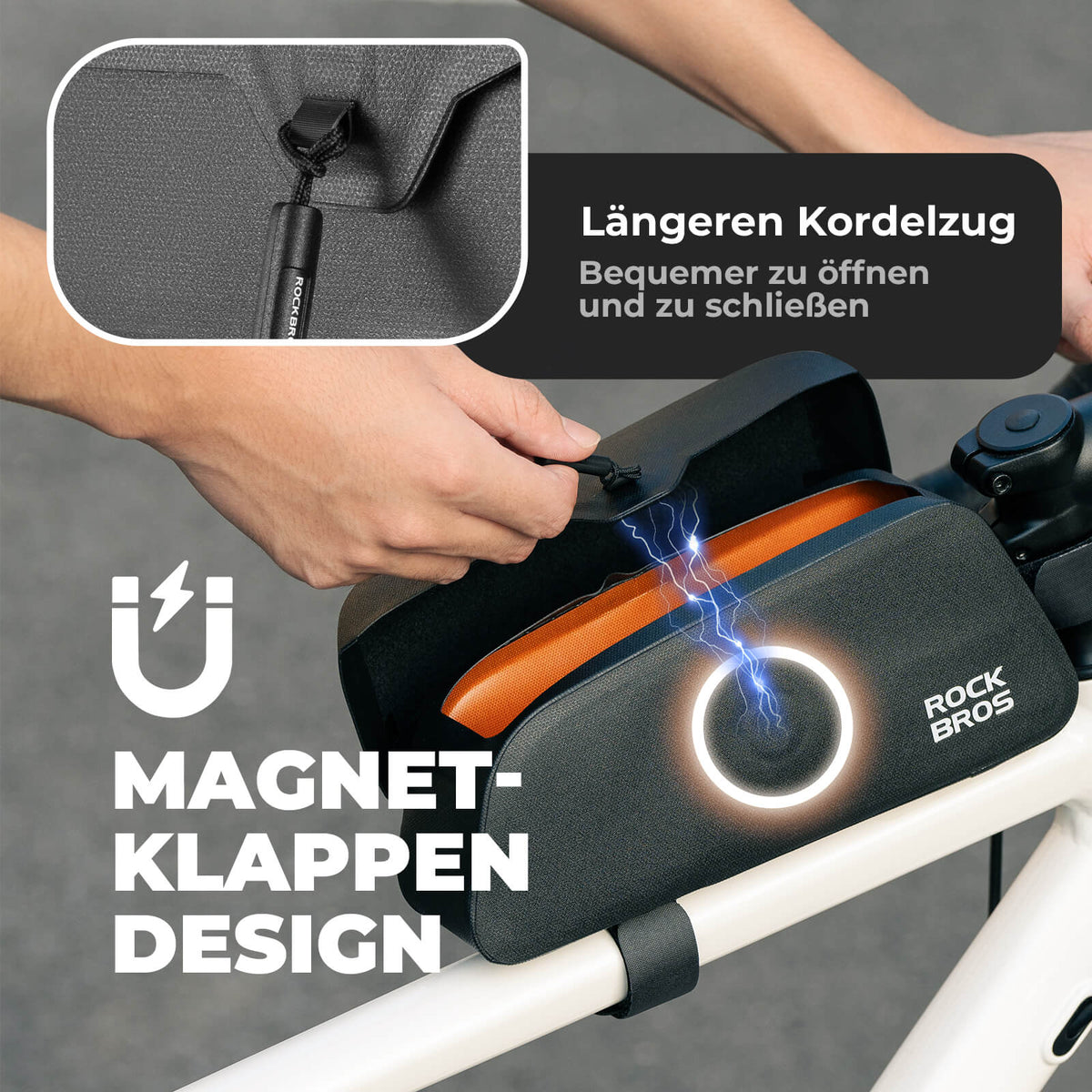 ROCKBROS Magnetische Buisstas 100% Waterdicht