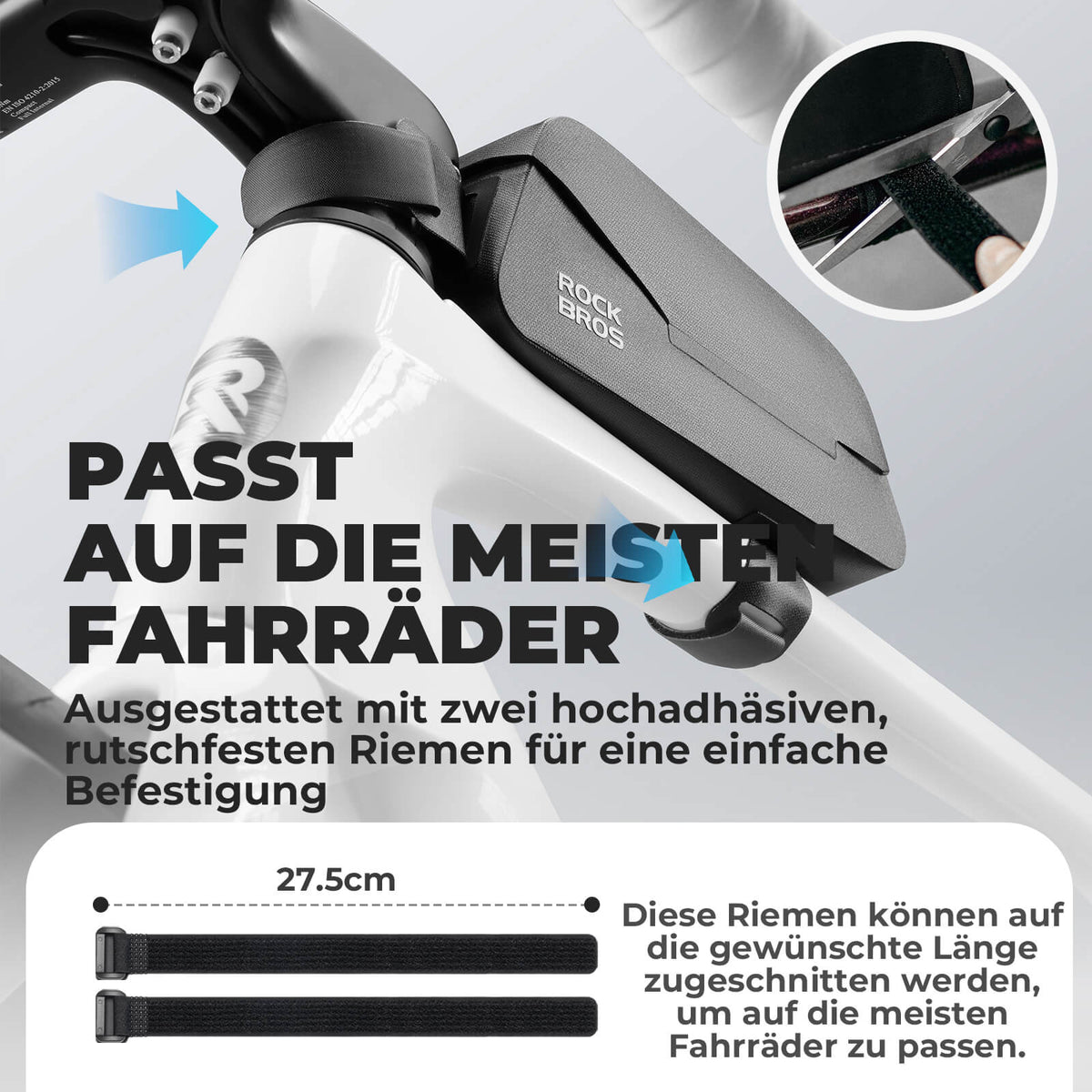 ROCKBROS Magnetische Buisstas 100% Waterdicht