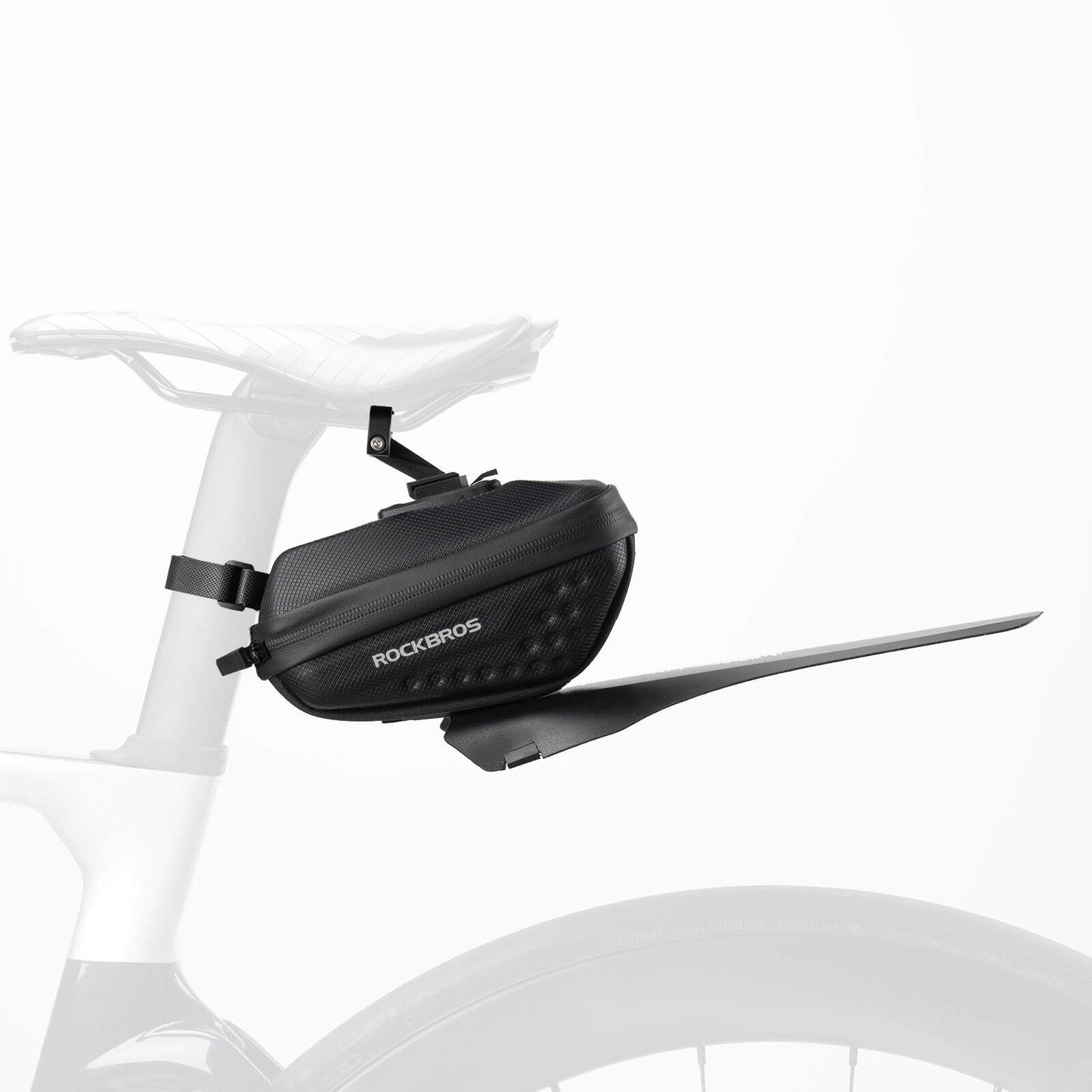 Fietszadeltas met spatbord, waterafstotend, 1,3L/0,8L, ROCKBROS