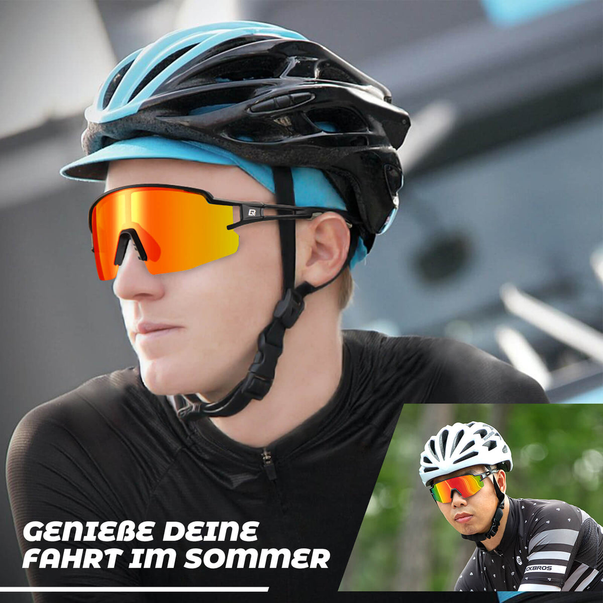 ROCKBROS Fietsbril Fotochromatische Zonnebril UV400-Bescherming
