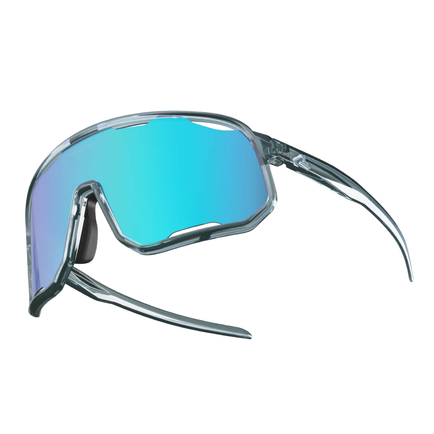 Fietsbril, gepolariseerde zonnebril, UV-bescherming, verwisselbare neuspads, dames/heren, ROCKBROS