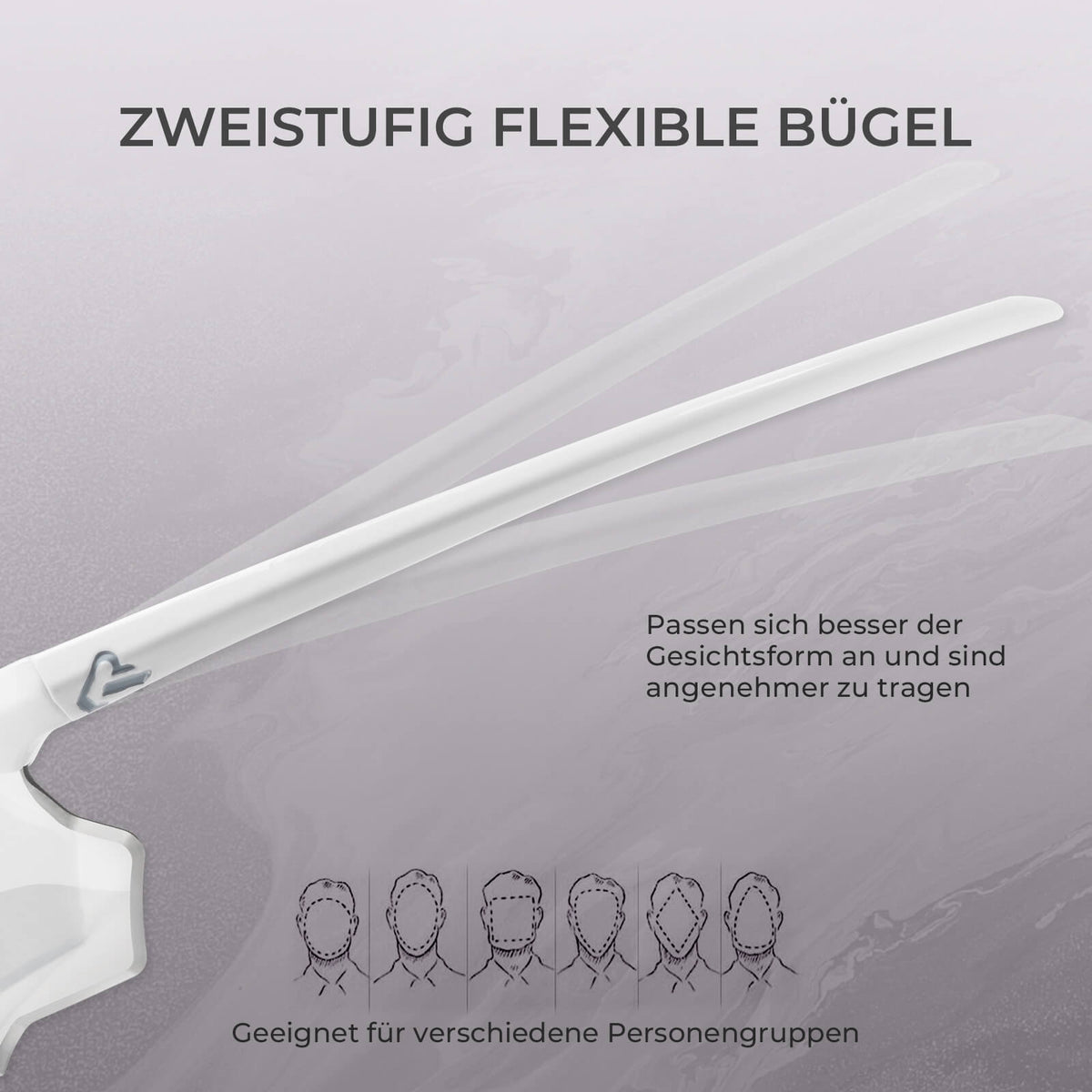 ROCKBROS Fietsbril Zelftönend UV400-bescherming Zonder Montuur -SWIFT