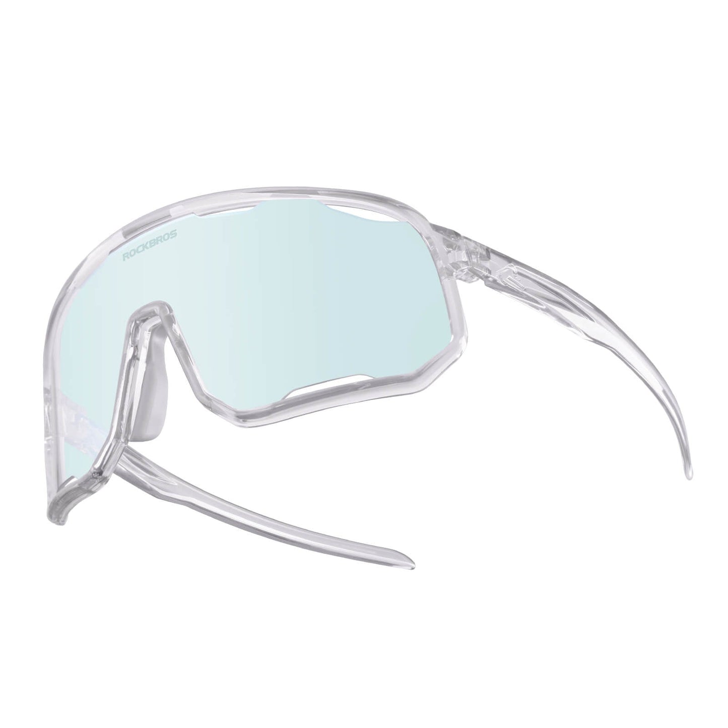 Fietsbril, meekleurende zonnebril, UV-bescherming, verwisselbare neuspads, dames/heren, ROCKBROS