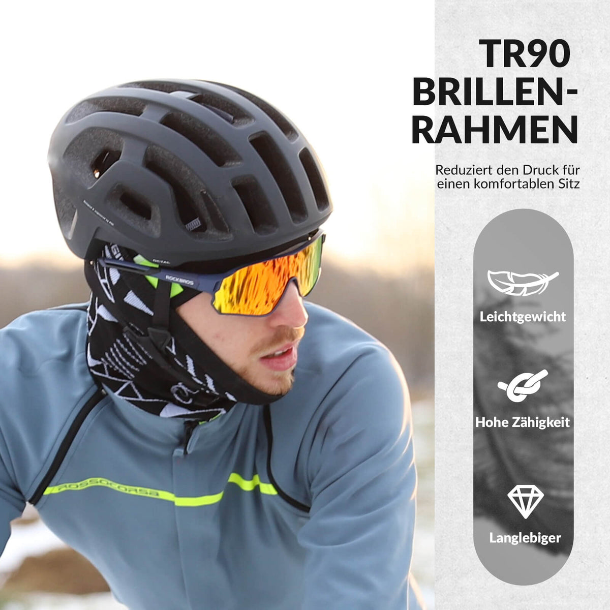 ROCKBROS Vedergewone Polariserende Fietsbril (UV400)