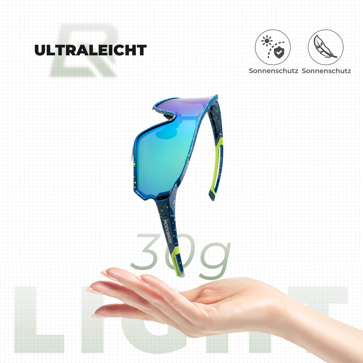 ROCKBROS Vedergewone Polariserende Fietsbril (UV400)