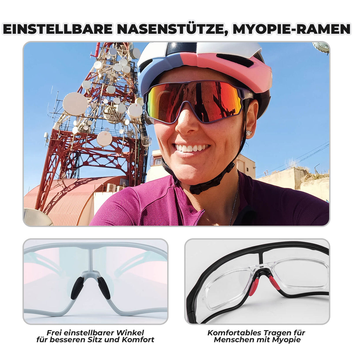 ROCKBROS Vedergewone Polariserende Fietsbril (UV400)